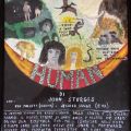 Human, locandina film (1989) - tempera su cartoncino - cm 45 x 65